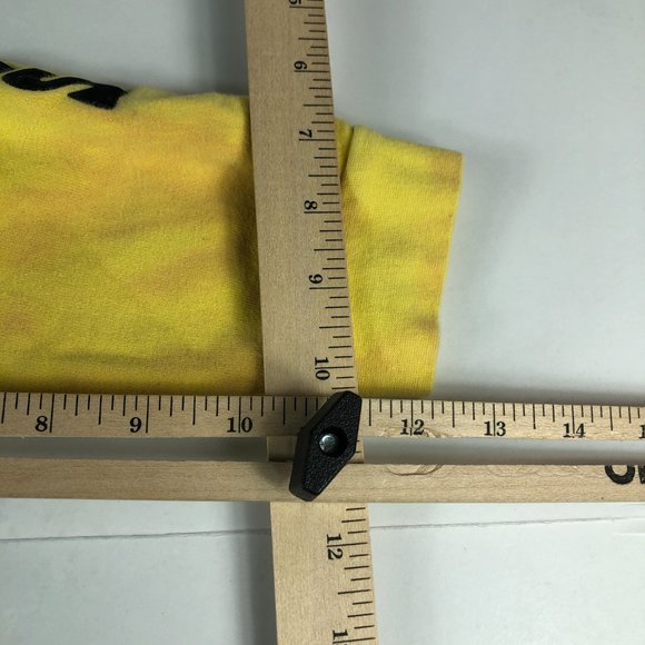 Kith Sponge Bob Squarepants Kids 7 Yellow & Black Embroidered Long Sleeve Hoodie - Picture 13 of 13